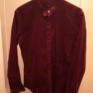 ZARA Chinese collar shirt slim fit.